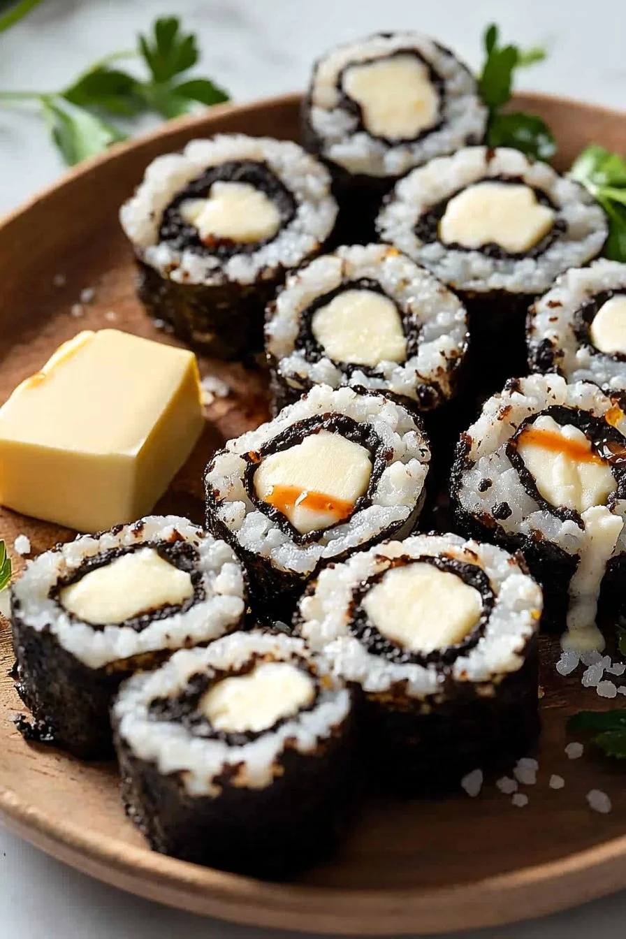 Delicious Oreo Sushi Rolls ready to be served on a plate.