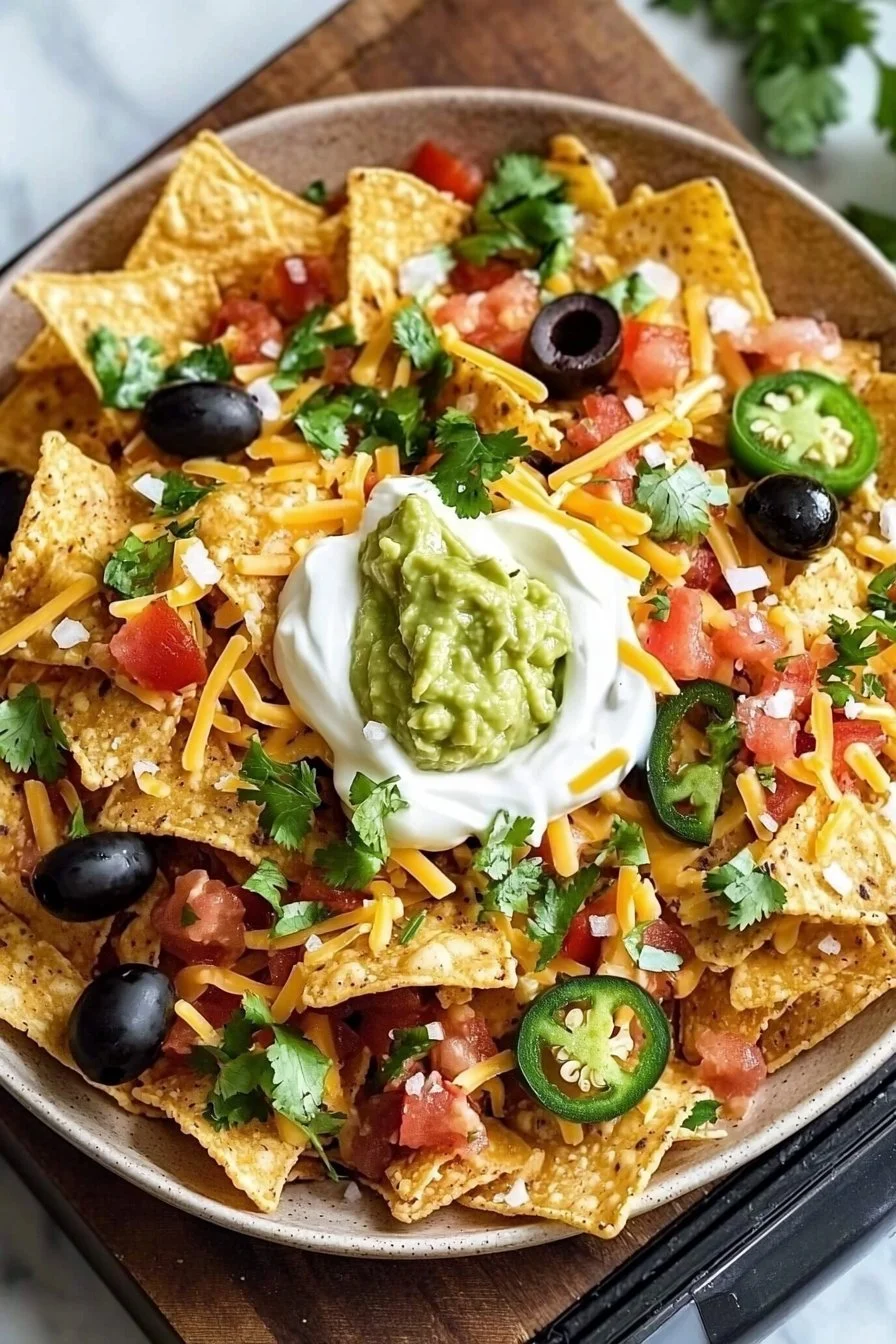 Easy Air Fryer Nachos