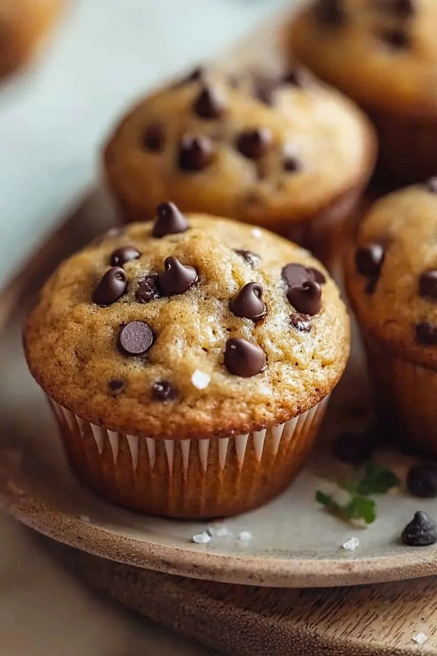Irresistible Sourdough Chocolate Chip Muffins